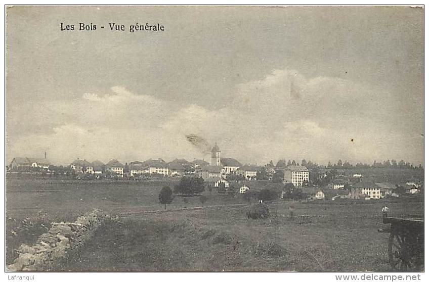 Ref G447- Suisse -  Les Bois - Vue Generale  - Carte Bon Etat  - - Les Bois