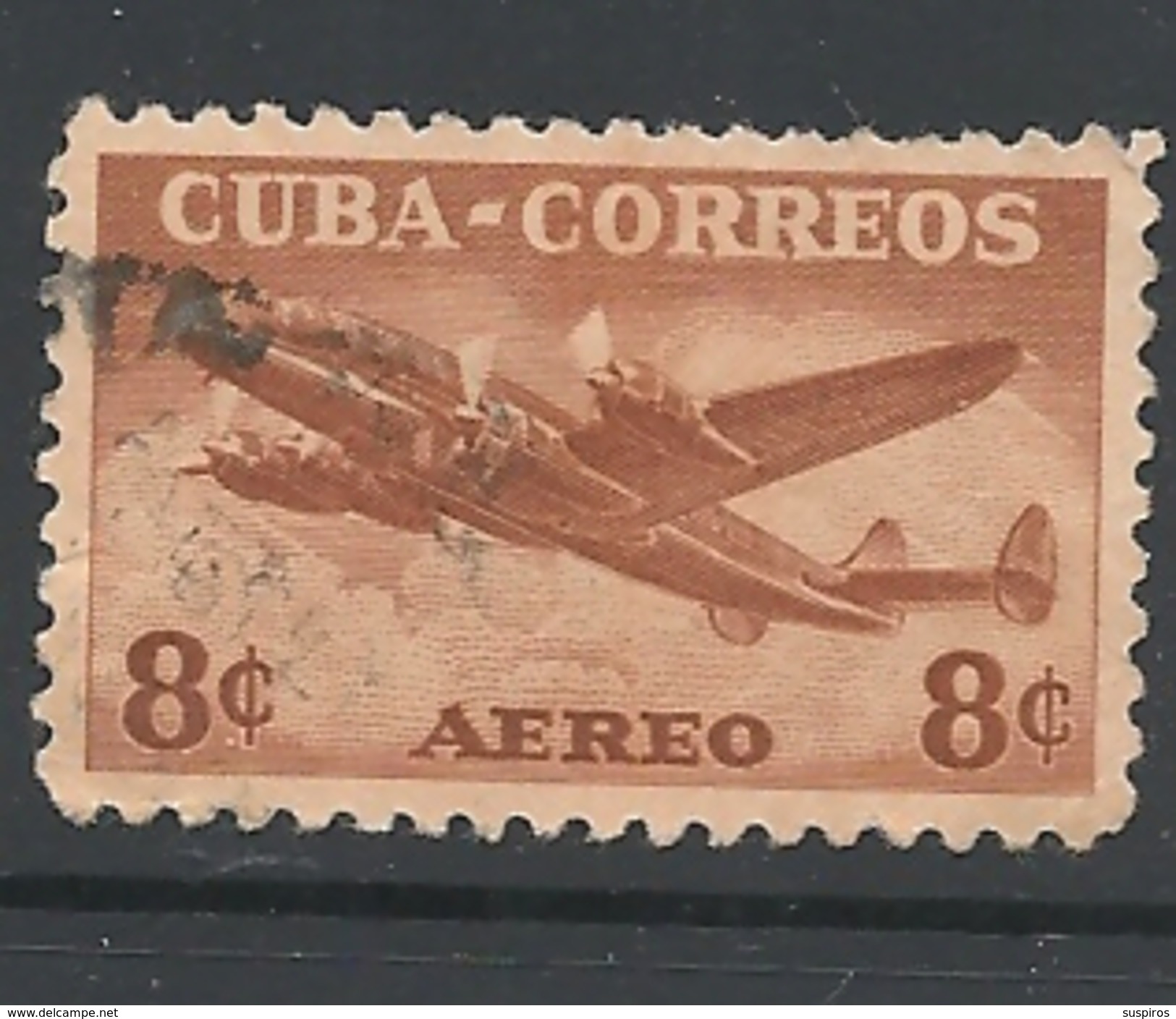 CUBA    1953 Airmail     AIRMAIL     USED - Gebraucht