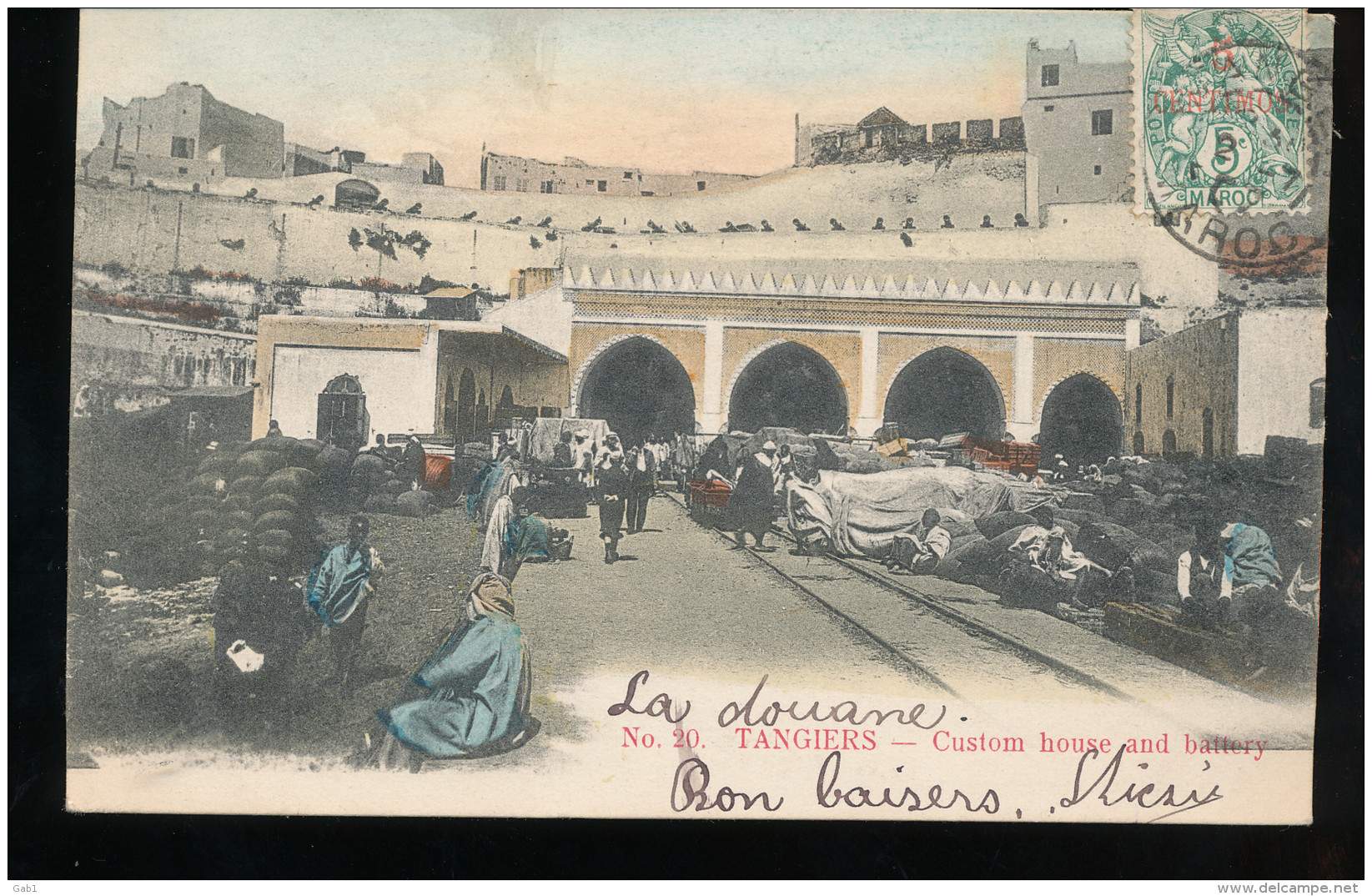 Maroc -- Tangiers -- Custom House And Battery - Tanger