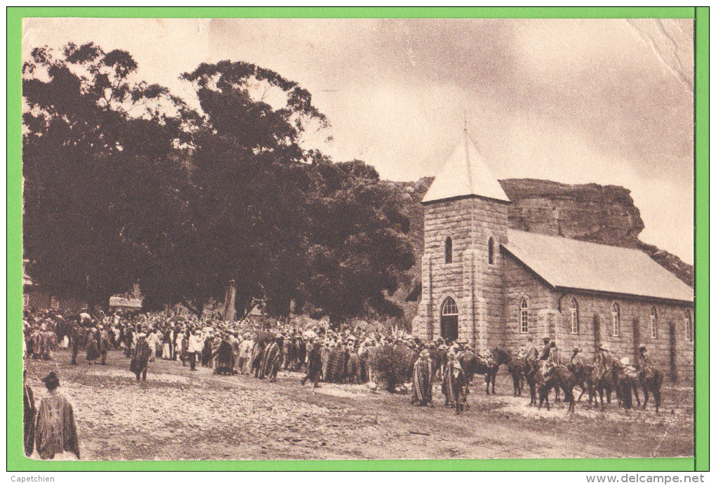 JOUR DE FÊTE A LA CHAPELLE DE BEREA / LESOTHO Ou LESSOUTO / 1952 - Lesotho