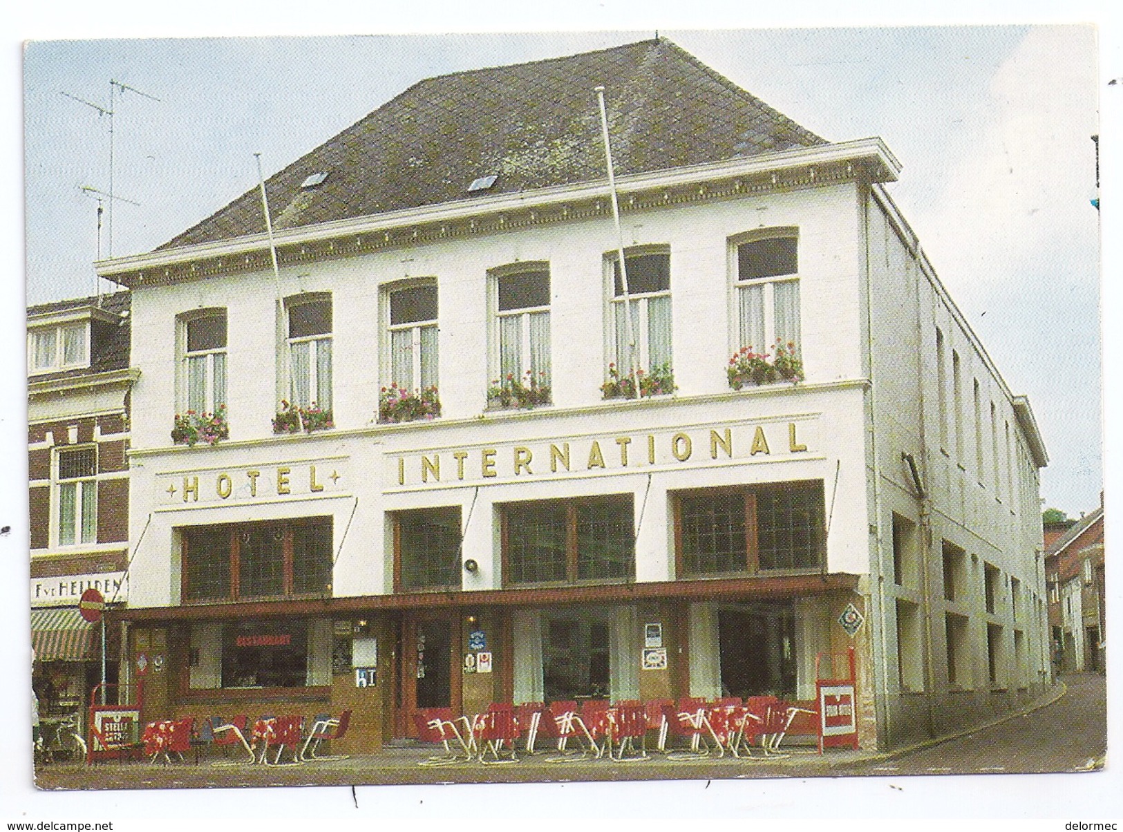 CPSM Hulst Pays Bas Nederland Hollande Zeeland Hôtel Restaurant Bar 8 Grote Markt éditeur Repro Color - Hulst