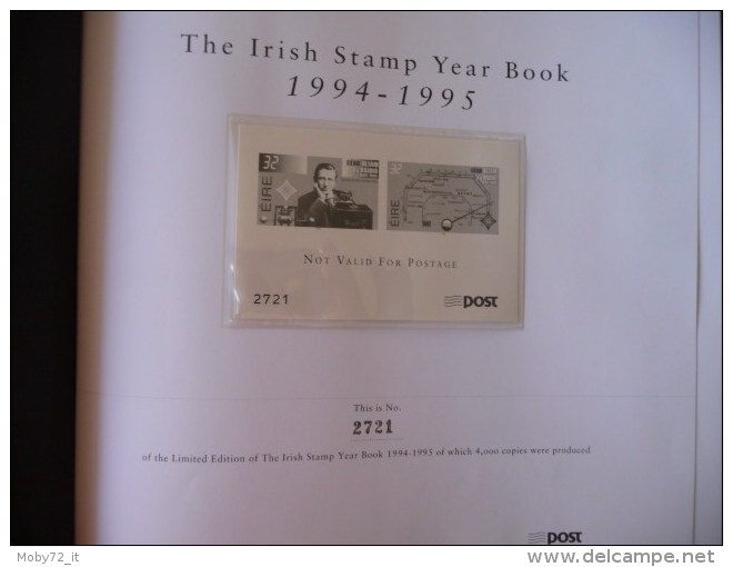 The Irish Stamp Year Book 1994/95 (m64) - Années Complètes