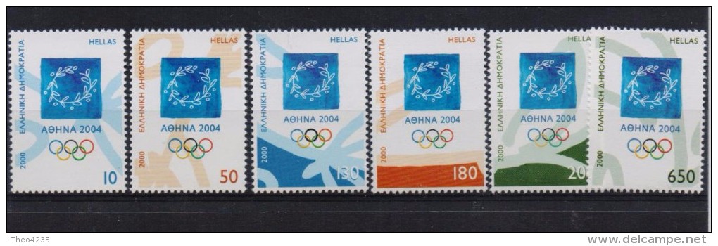 GREECE STAMPS ATHENS 2004:THE EMBLEM  -7/11/00-MNH - Sommer 2004: Athen