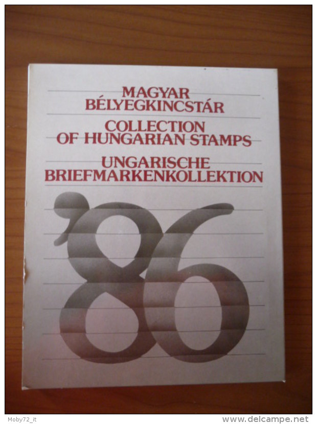 Ungheria Year Book 1986 (m64) - Full Years