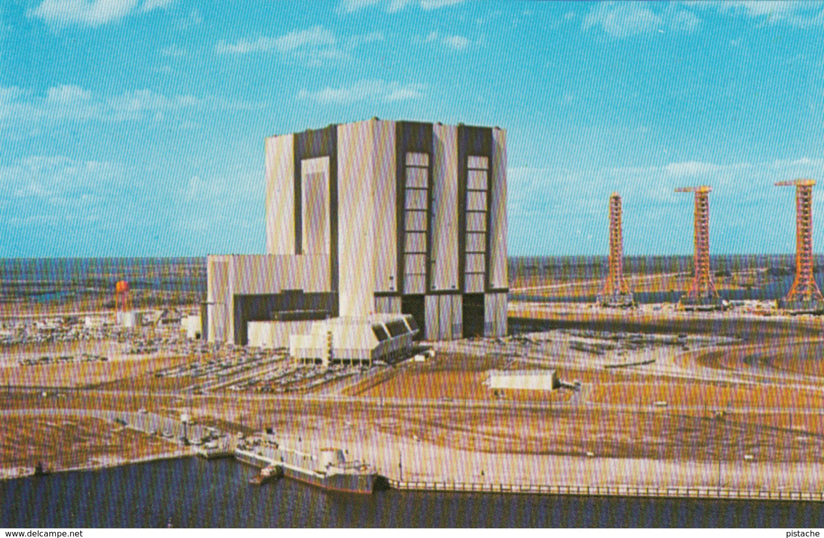 NASA Vehicle Assembly Building - Apollo Saturn V - Cape Kennedy Space Center - 2 Scans - Space