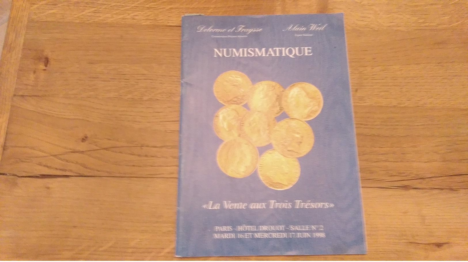 60: Numismatique La Ventes Aux Trois Tresors Hotel Drouot - Français