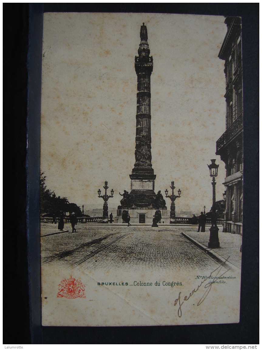 PT. 98. Bruxelles. Colonne Du Congrès - Monuments, édifices