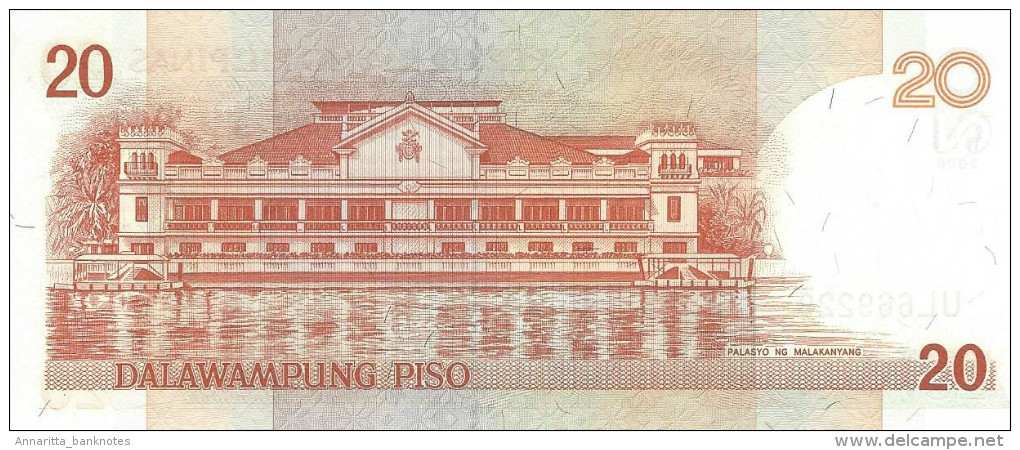 PHILIPPINES 20 PISO (PESOS) 2008 P-182s UNC  [PH1042s] - Philippinen