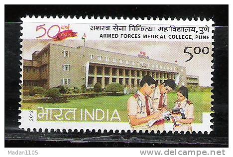 INDIA 2012  Armed Forces Medical College Pune, 1v Complete. MNH(**) - Unused Stamps