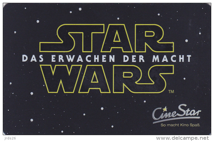 Gift Card  - - -  Germany  - - -  CineStar  - - -  Star Wars - Gift Cards