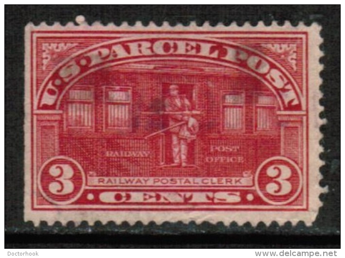 U.S.A.  Scott # Q 3 USED STRAIGHT EDGE - Reisgoedzegels
