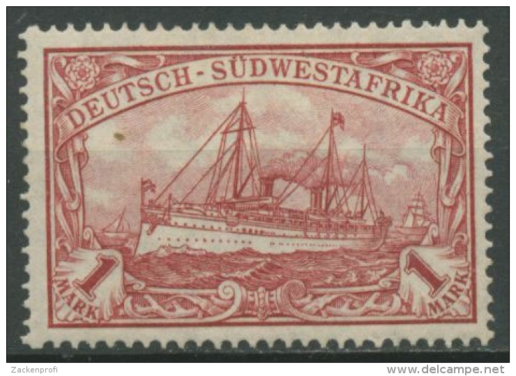 Deutsch-Südwestafrika 1919 Kaiseryacht Hohenzollern 29 B Mit Falz - Deutsch-Südwestafrika