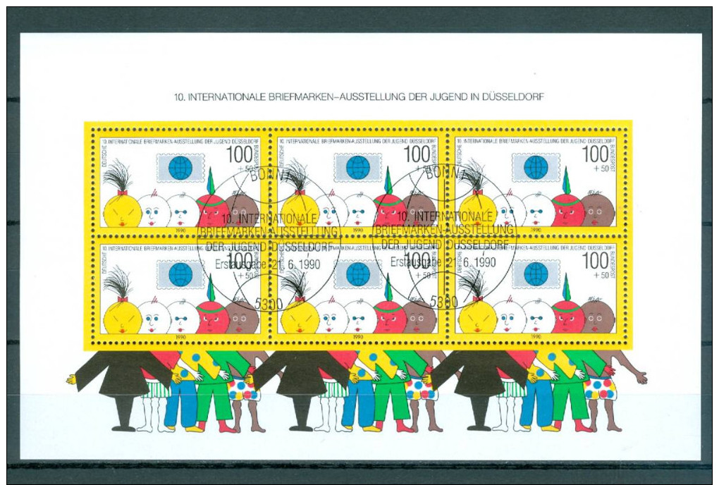 BUND Block Nr. 21 - 10. Internationale Briefmarkenausstellung Der Jugend Ersttags - Gestempelt - Sonstige & Ohne Zuordnung