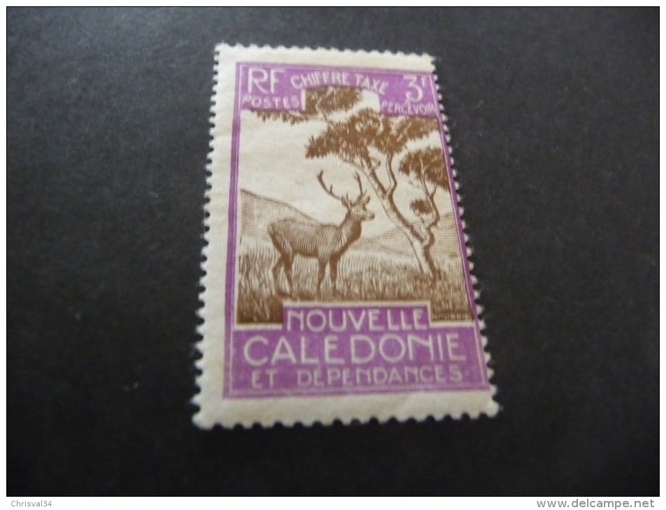 TIMBRE   NOUVELLE  CALEDONIE   TAXE   N  38     NEUF    COTE  3,30  EUROS - Strafport