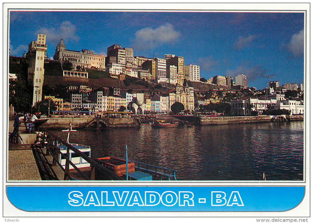 Elevador Lacerda, Salvador De Bahia, Brazil Postcard Unposted - Salvador De Bahia