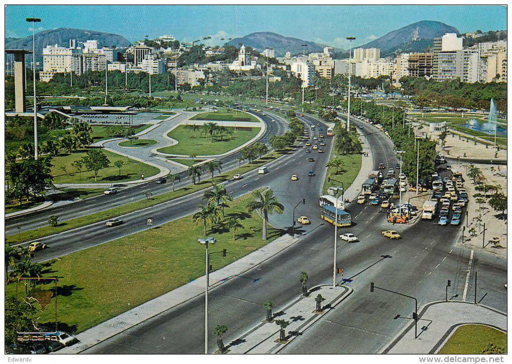 Parque Do Flamengo, Rio De Janeiro, Brazil Postcard Unposted - Rio De Janeiro