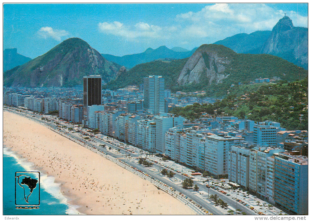 Copacabana, Rio De Janeiro, Brazil Postcard Unposted - Rio De Janeiro