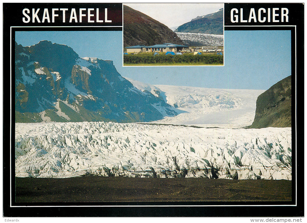 Skaftafell Glacier, Iceland Postcard Unposted - Islande