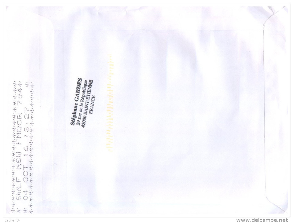 (501) Registered Cover Posted From France To Australia - Covers & Documents