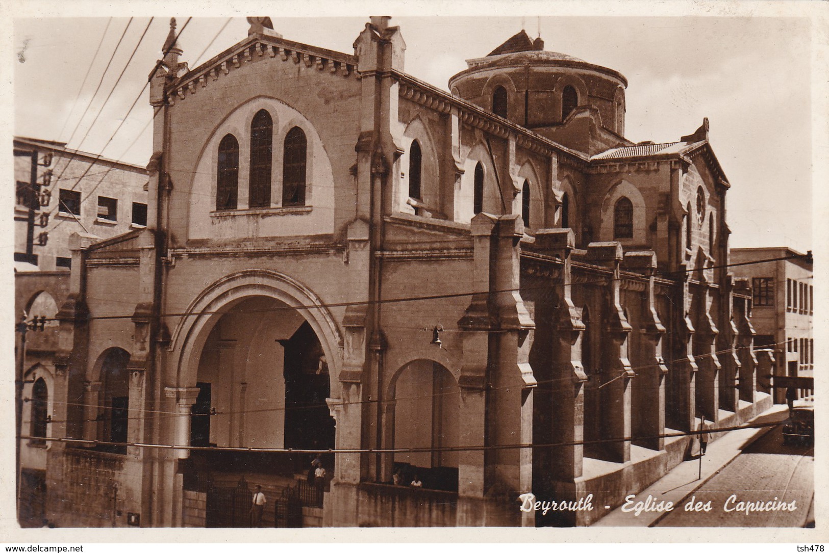 LIBAN---RARE---BEYROUTH--eglise Des Capucins-- Voir 2 Scans - Liban