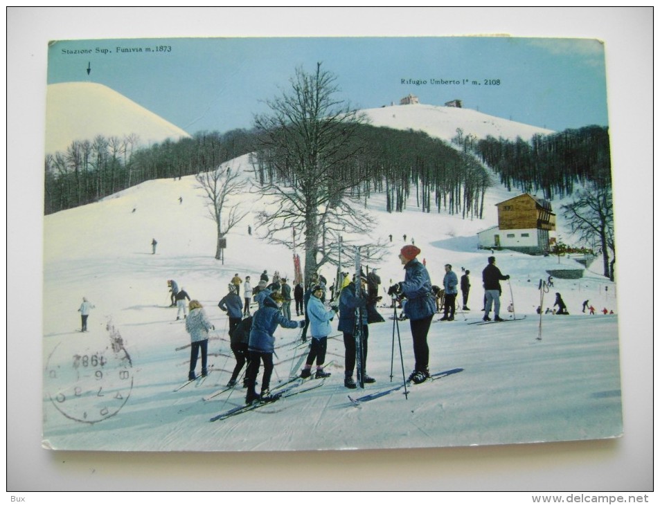 RIETI - MONTE  TERMINILLO --   SCI  SKI    VIAGGIATA - Rieti