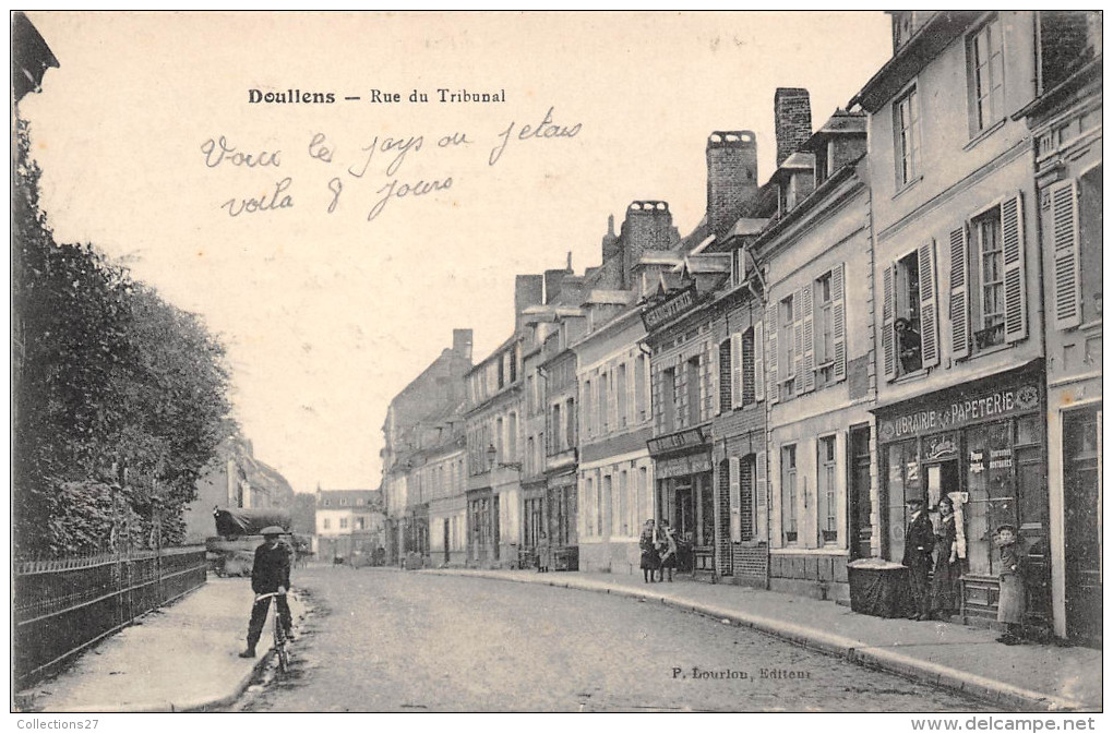 80-DOULLENS- RUE DU TRIBUNAL - Doullens