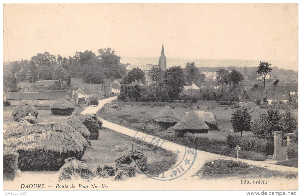 80-DAOURS- ROUTE DE PONT-NOYELLE - Doullens