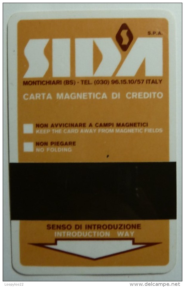 ITALY - Early Demo - SICA - Magnetic - Used - Tests & Services