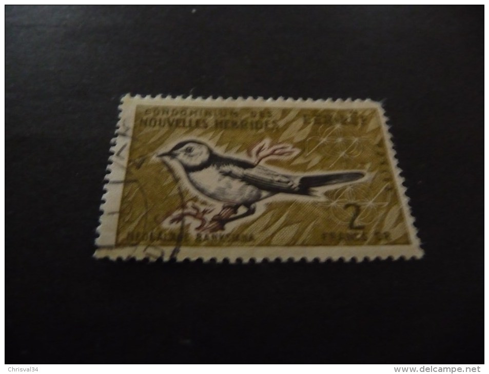 TIMBRE   NOUVELLES-HEBRIDES       N  206   OBLITERE   COTE  8,,50  EUROS - Used Stamps
