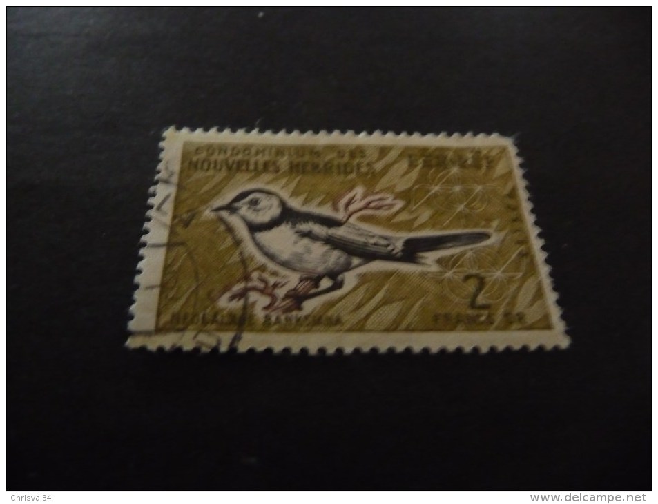 TIMBRE   NOUVELLES-HEBRIDES       N  206   OBLITERE   COTE  8,,50  EUROS - Oblitérés