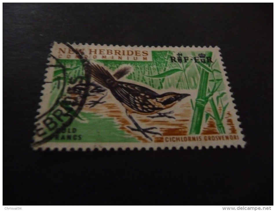 TIMBRE   NOUVELLES-HEBRIDES       N  218   OBLITERE   COTE  17,,00  EUROS - Usati