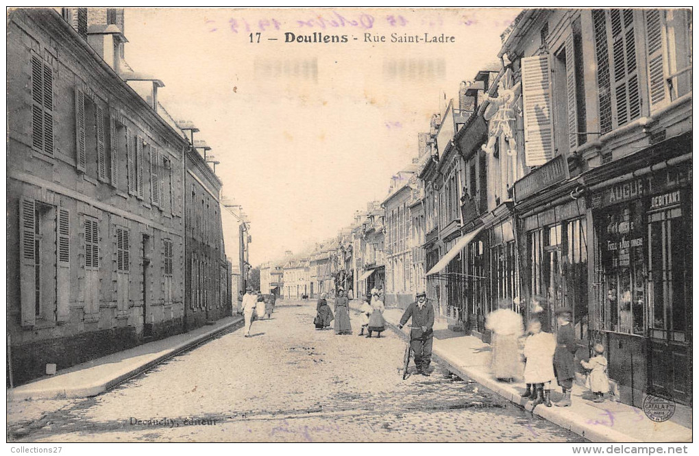 80-DOULLENS- RUE SAINT LADRE - Doullens