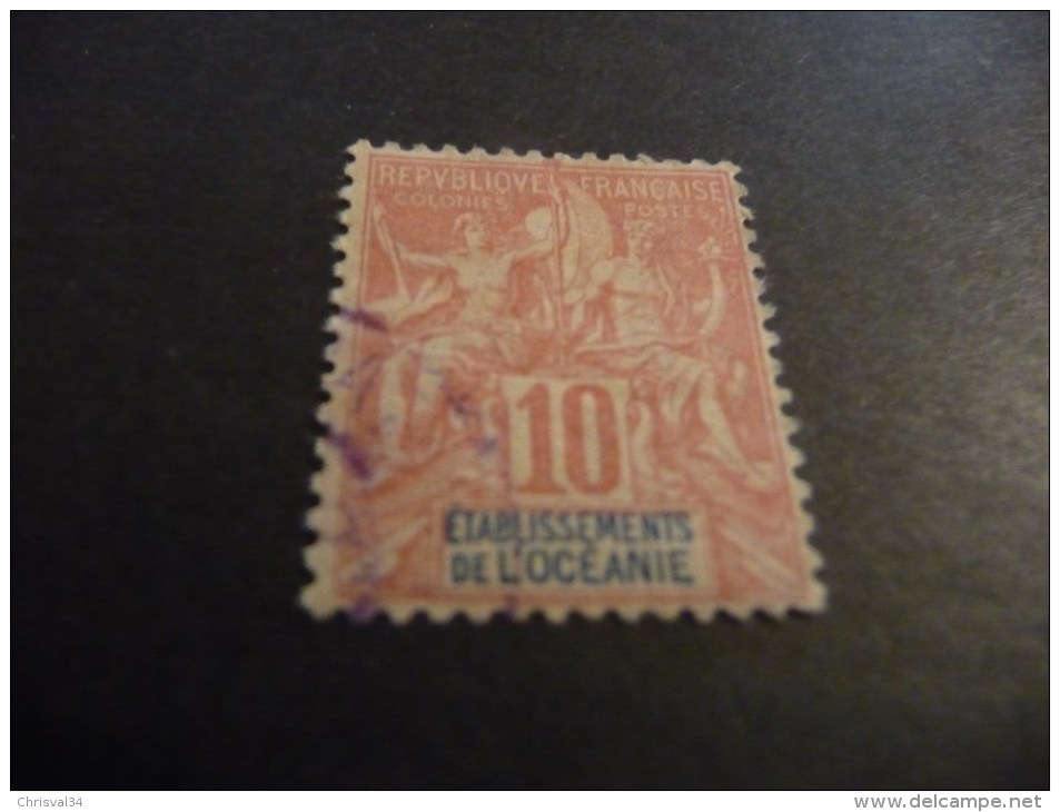 TIMBRE   OCEANIE       N  15   OBLITERE   COTE  2,50  EUROS - Used Stamps