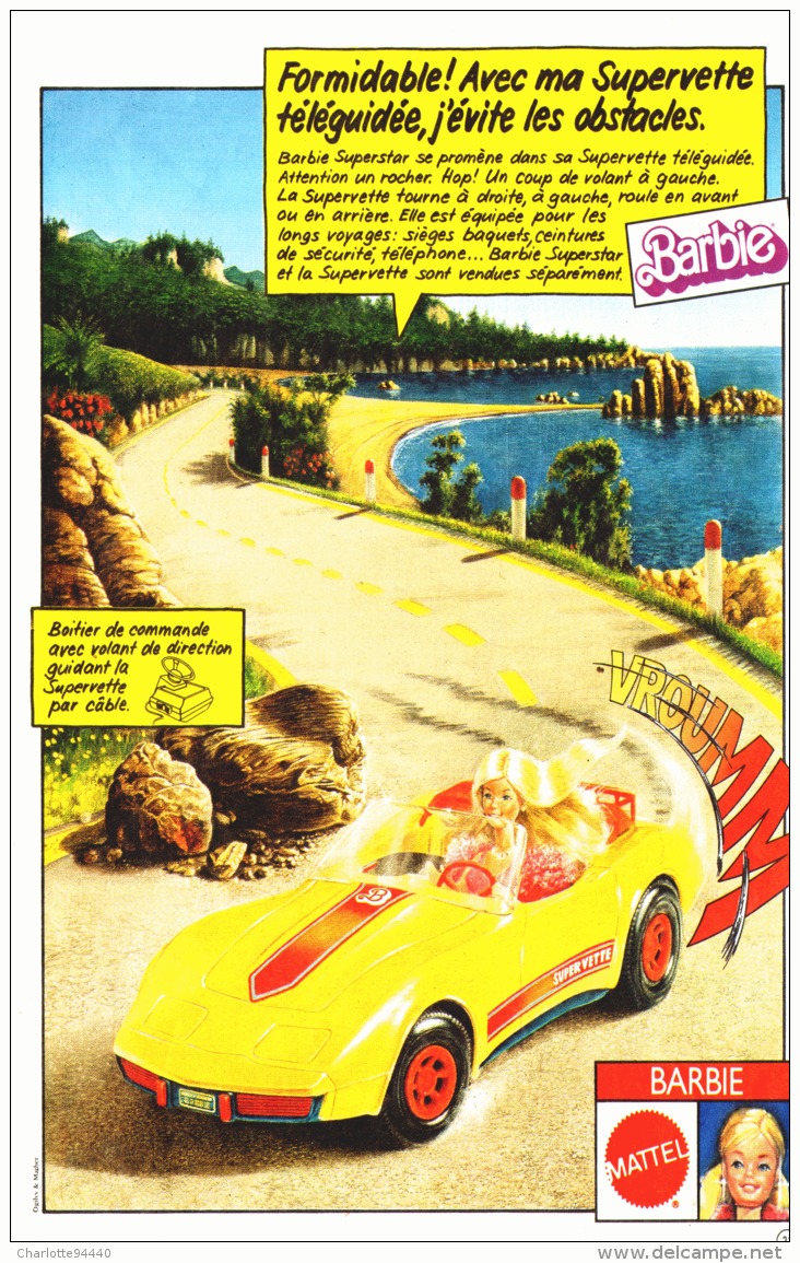 PUB  POUPEE " BARBIE " De MATTEL 1980 (9) - Barbie