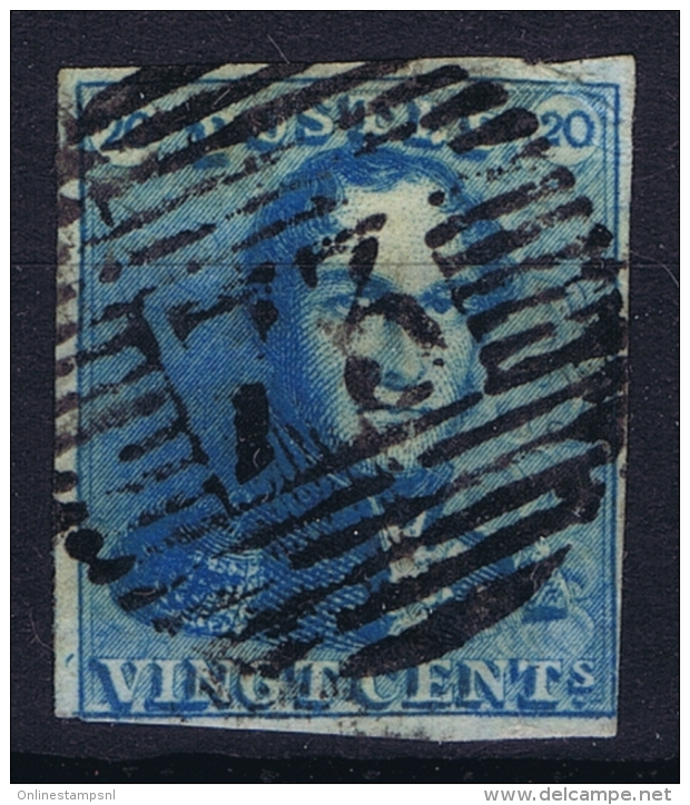 Belgium:  OBP Nr 2 C Milk Blue - 1849 Mostrine