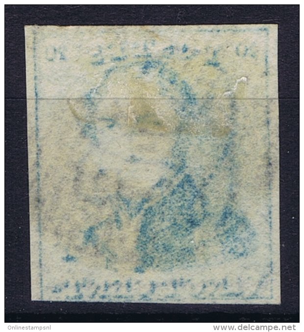 Belgium:  OBP Nr 2 C Milk Blue - 1849 Schulterklappen