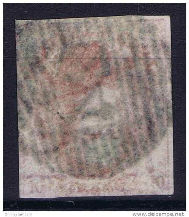 Belgium:  OBP Nr 5 Used  Thin Paper Cancel 24 CV 575 Euro - 1849-1850 Medallones (3/5)