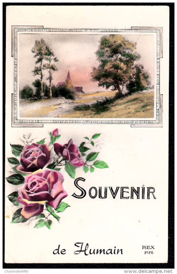 *** HUMAIN - SOUVENIR *** ( Marche En Famenne ) - Rare ! - Marche-en-Famenne