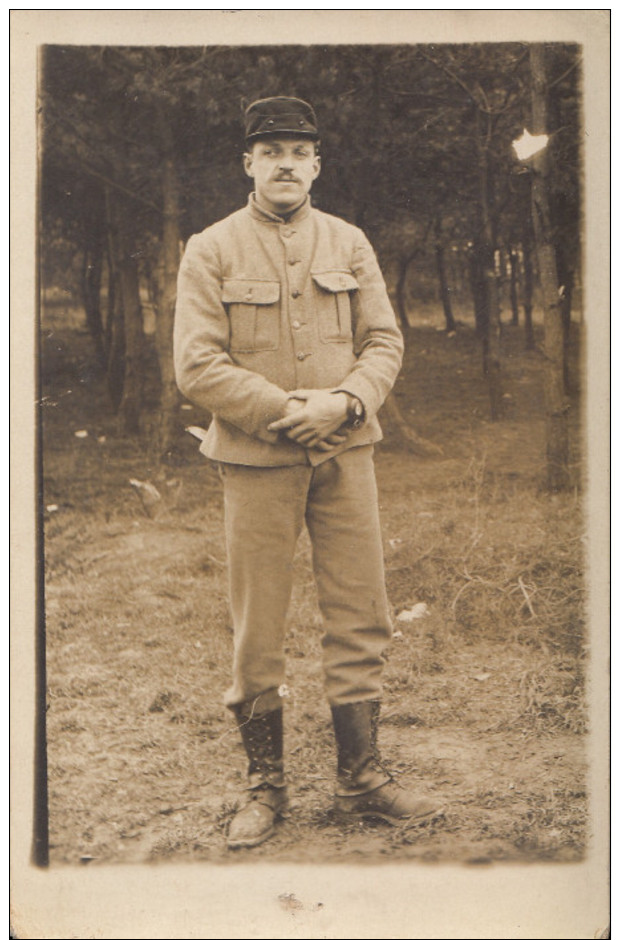 CARTE POSTALE DU CAMP DU RUCHARD  / CARTE PHOTO / MILITAIRE - Autres & Non Classés