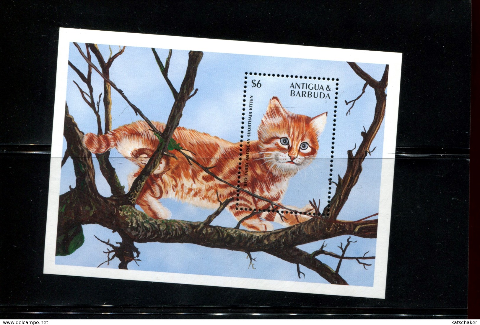 405361487 ANTIGUA DB 1997 POSTFRIS MINT NEVER HINGED POSTFRISCH EINWANDFREI  SCOTT 2105 KATTEN FELINS CHATS - Antigua Et Barbuda (1981-...)