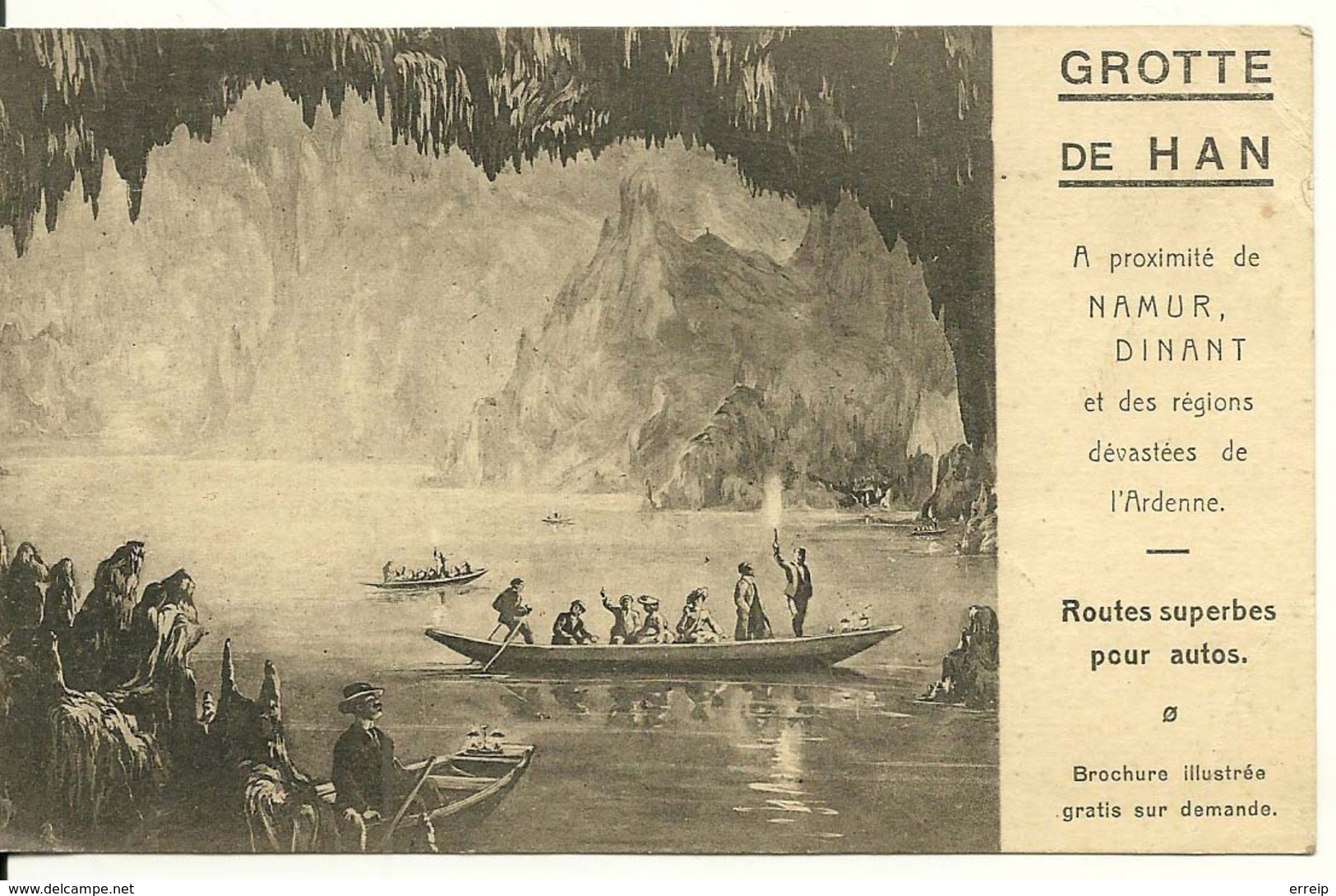 Rochefort Grotte De Han Publicité Pour ET Corbiaux Senzeilles Cerfontaine - Rochefort