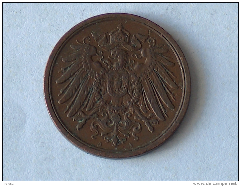 ALLEMAGNE 2 Pfennig 1915 A - 2 Pfennig