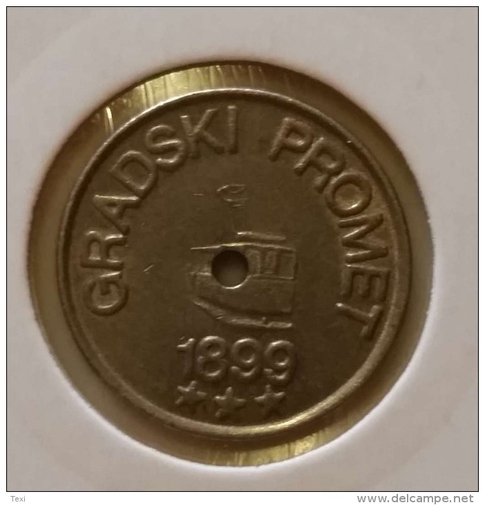 Croatia Transport Token - Gradski Promet Rijeka - Altri & Non Classificati