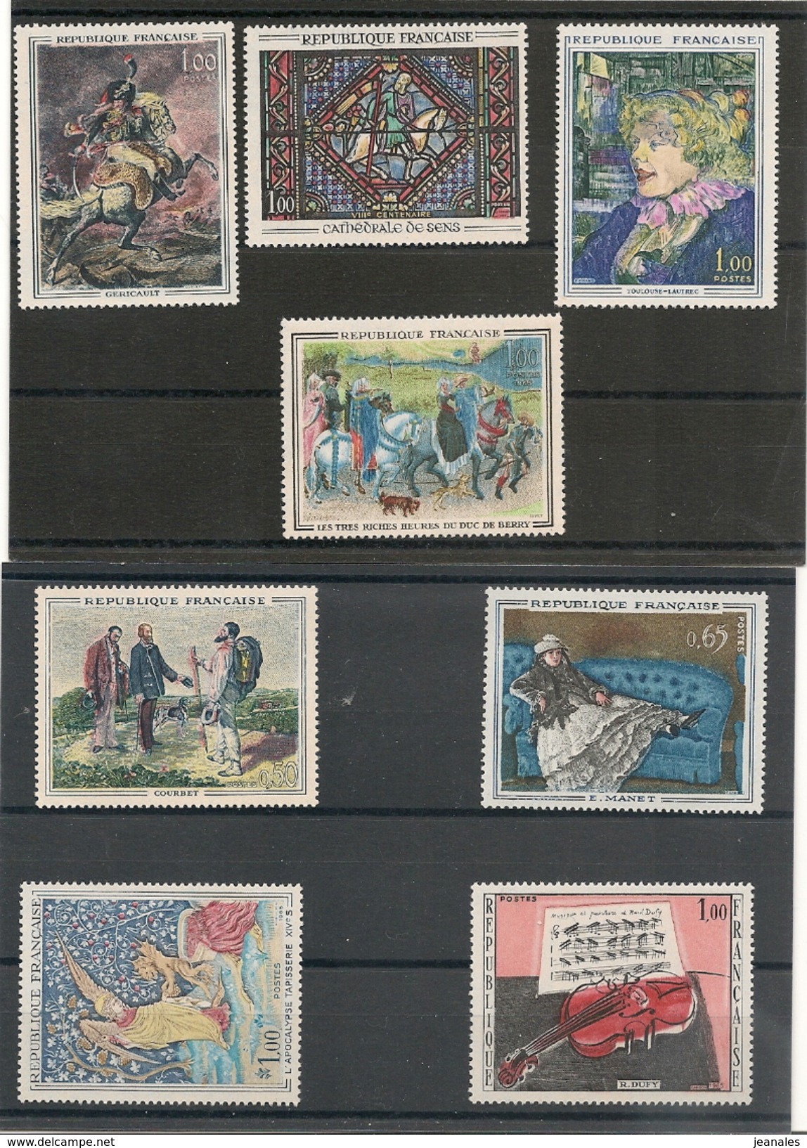 France 1962/65 N°Y/T: 1363/65-1426/27-1457/59** Côte:15,00 € - Neufs