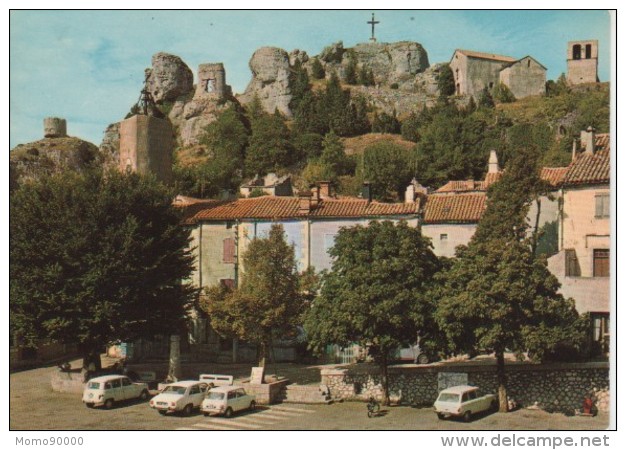 LE CAYLAR : La Place, L'Eglise Et La Tour - Autres & Non Classés