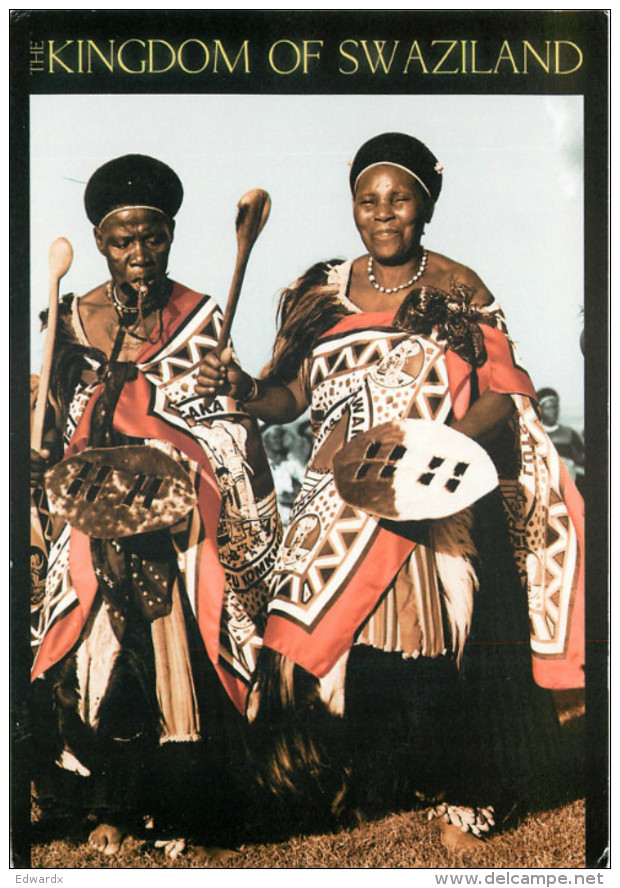 Swazi Women Dancing, Swaziland Postcard Unposted - Swaziland