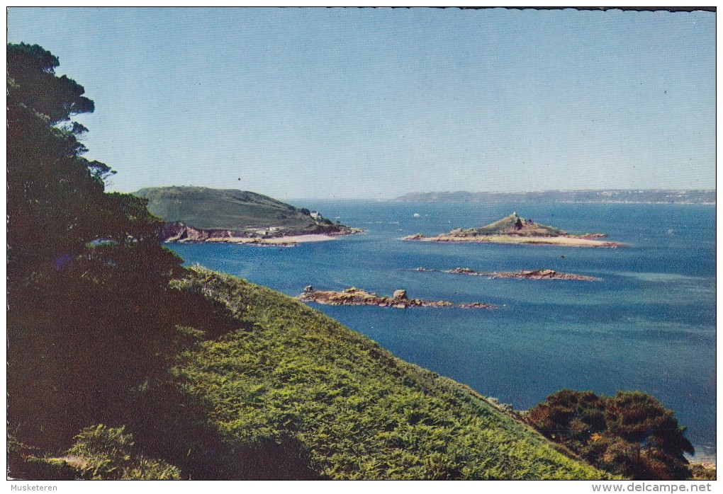 United Kingdom PPC Jethou And Crevichon From Herm "Colour Master" By Mexichrome (2 Scans) - Herm