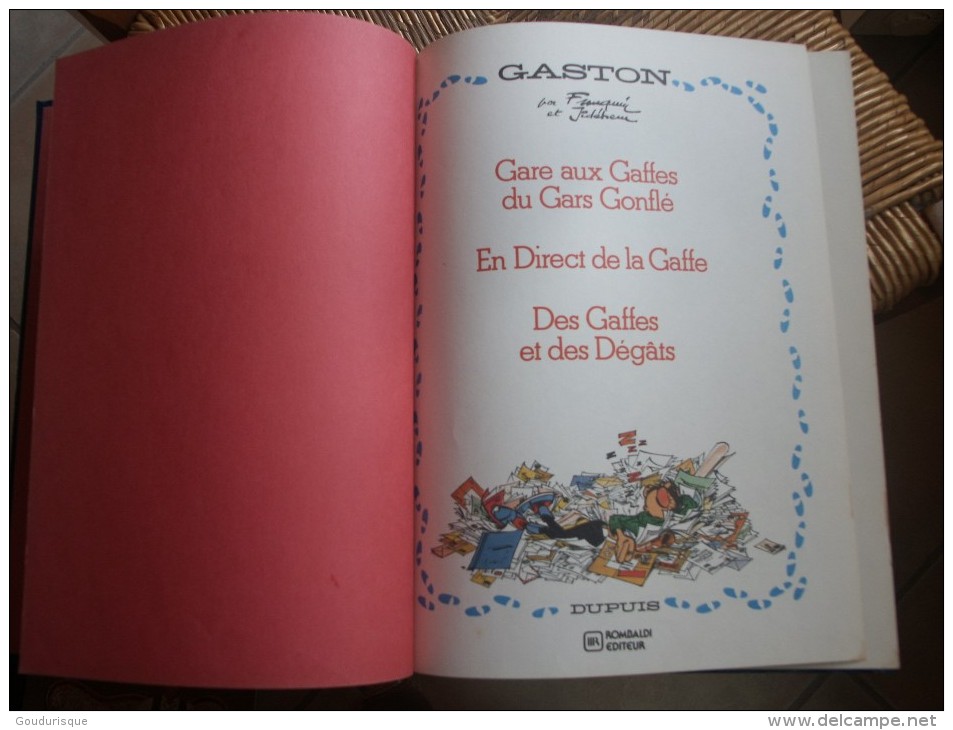 GASTON LAGAFFE ROMBALDI T2 FRANQUIN - Gaston