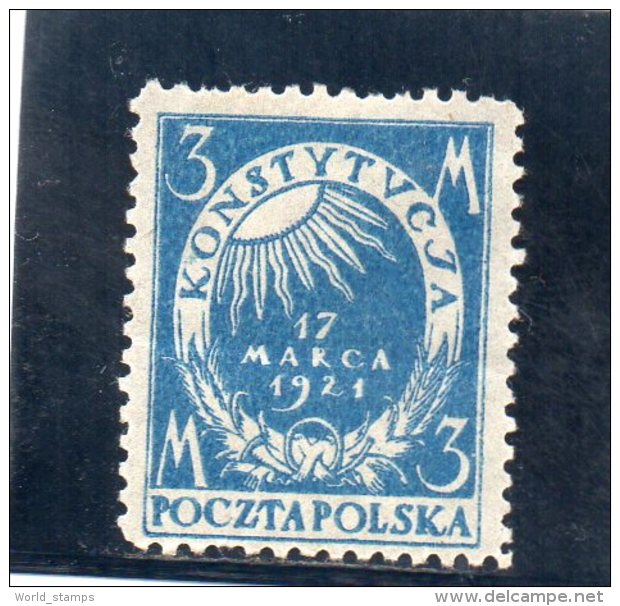 POLOGNE 1921 * - Nuovi