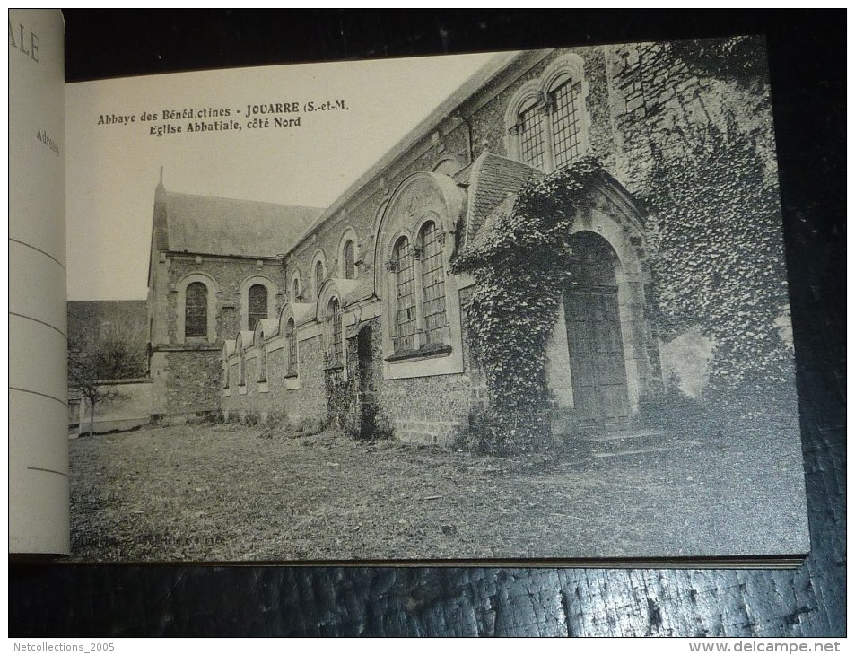 CARNET DE 30 CARTES POSTALES - ABBAYE DE JOUARRE - 77 SEINE ET MARNE (S)